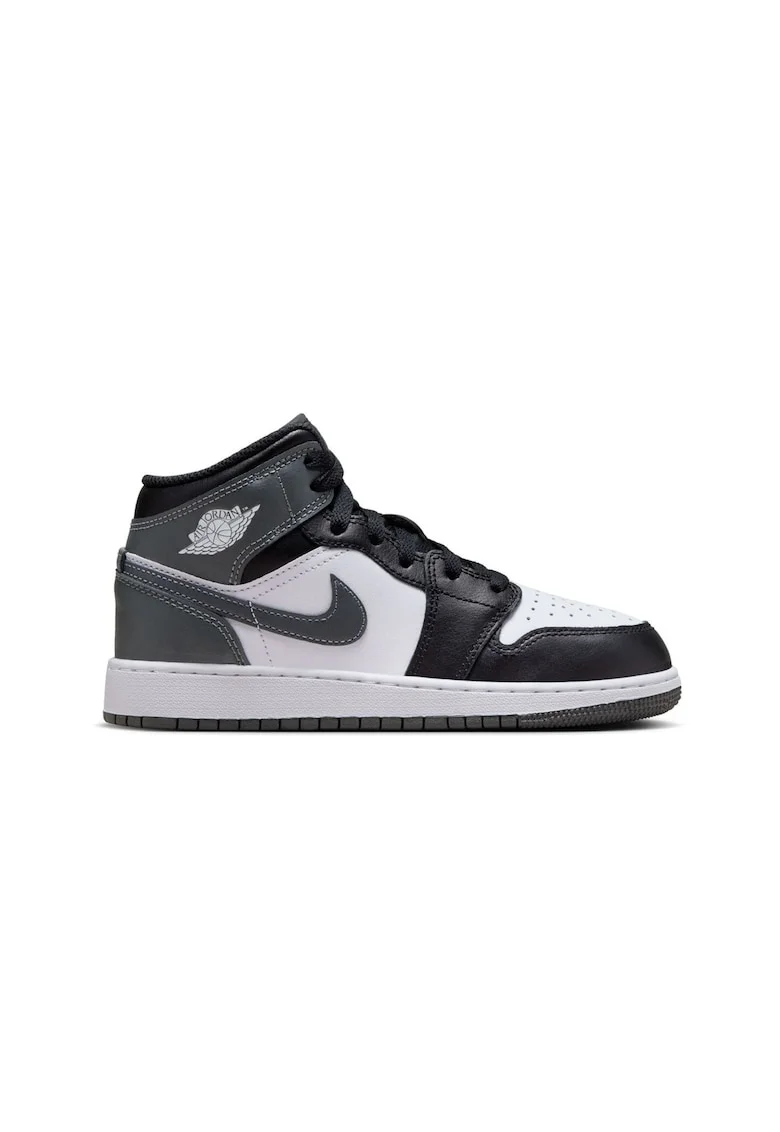 Pantofi sport  Air Jordan 1 Mid BG 59148, Negru/Gri