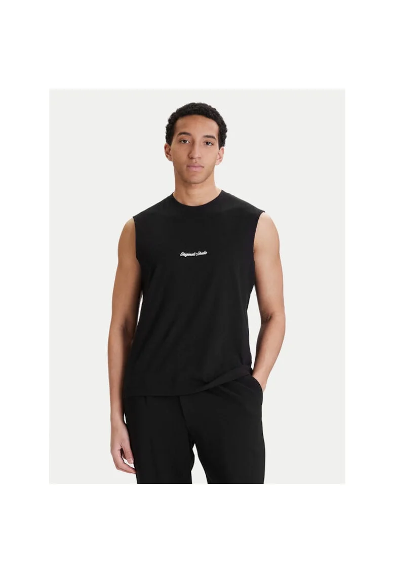 Maiou sport barbati,  bumbac, negru,
