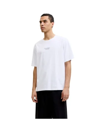 Tricou JACK &JONES Art Print SS 59411, Alb