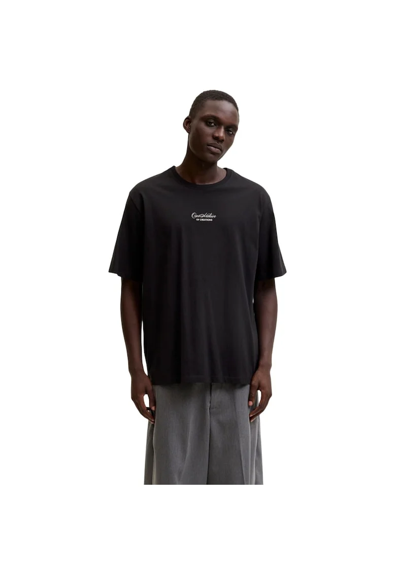 Tricou JACK &JONES Art Print SS 59406, Negru