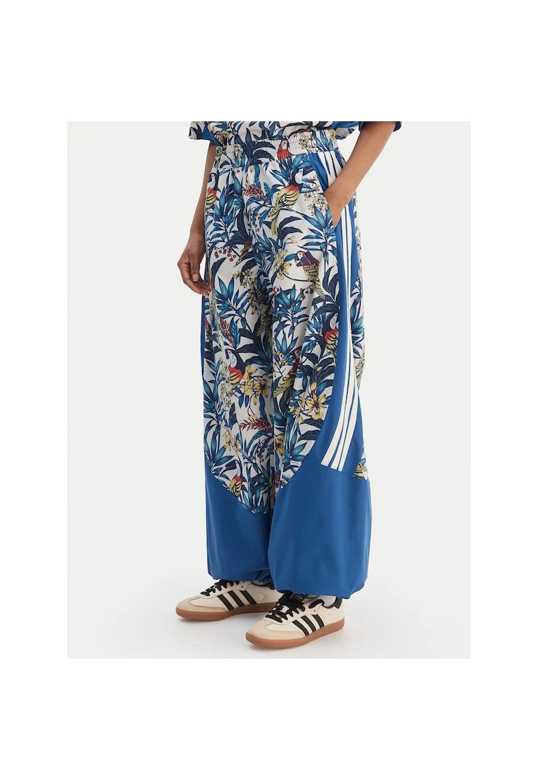 Pantaloni sport dama,  poliester reciclat, albastru,