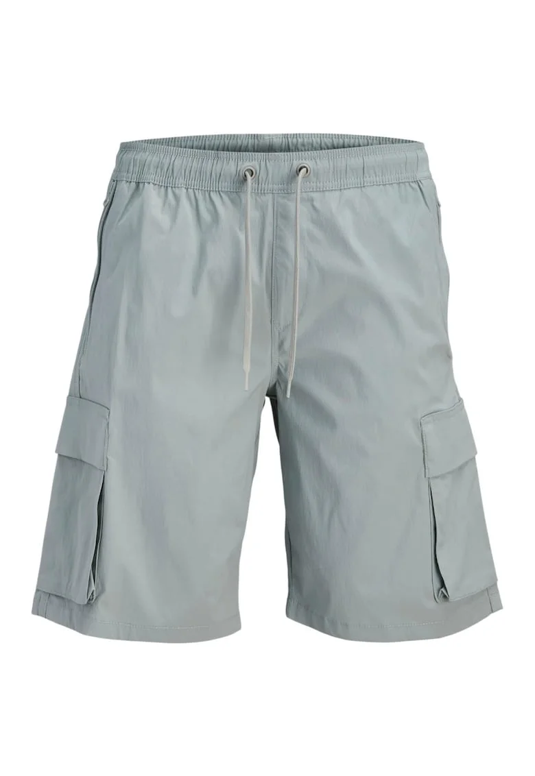 Short JACK &JONES Cole Axis Tech Cargo Mid 59583, Albastru deschis