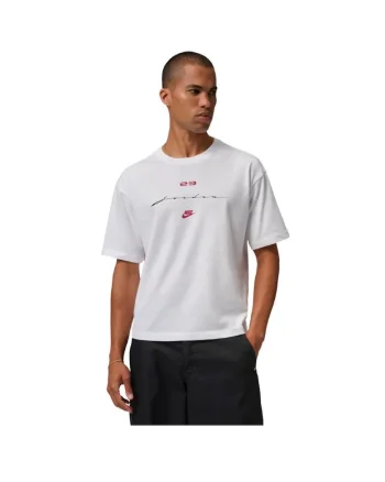 Tricou  M J FLT SCRIPT BOXY SS CREW-IF3014-100