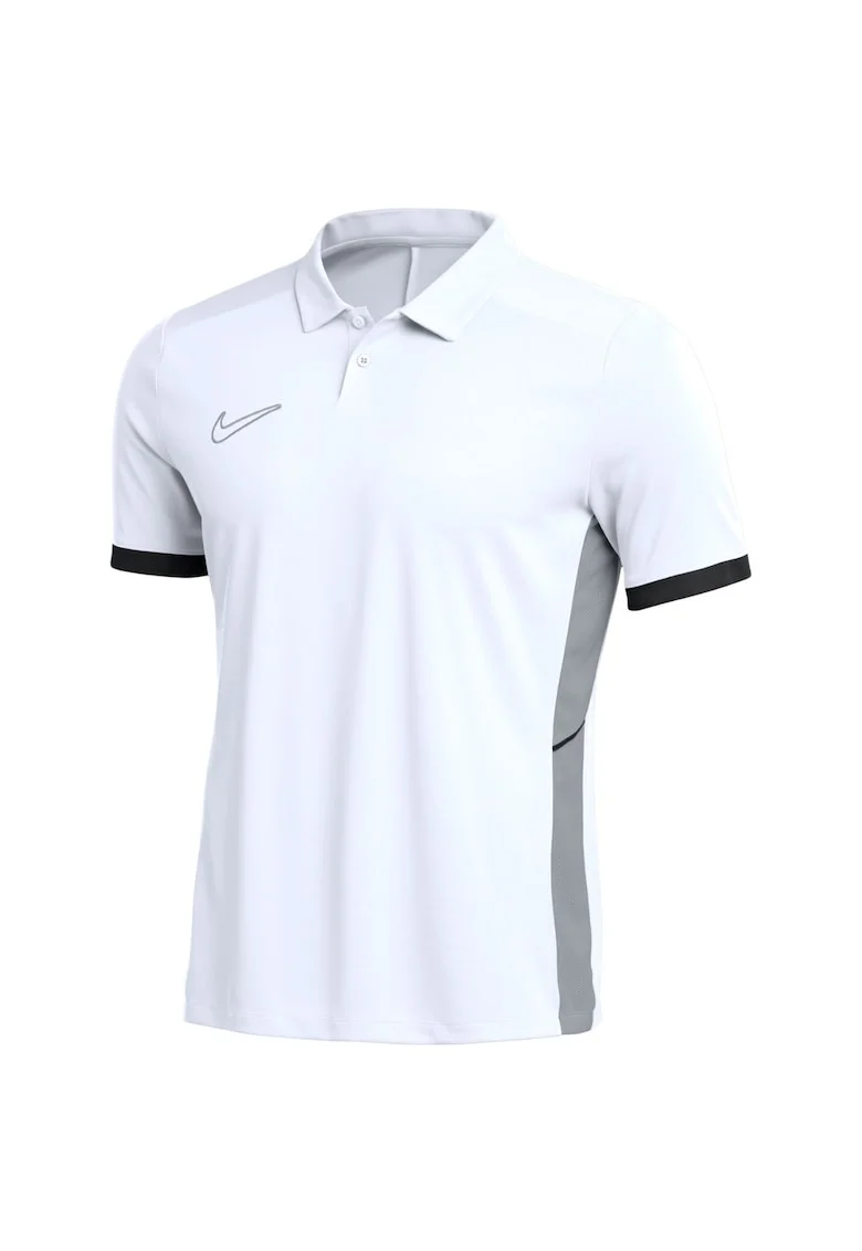 Tricou polo  Dri-Fit Academy 25 SS, poliester, alb