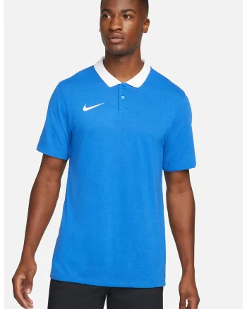 Tricou polo cu tehnologie Dri-Fit, pentru fotbal, Albastru royal