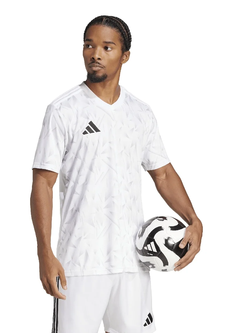 Tricou pentru fotbal Icon 25, Alb/Negru