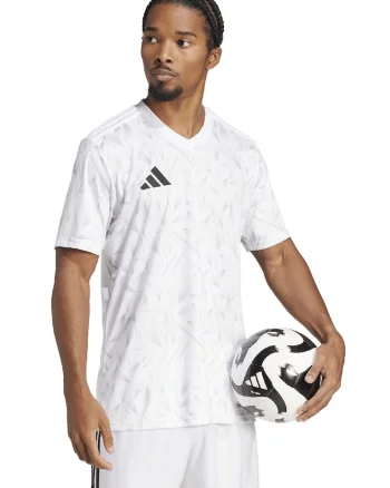 Tricou pentru fotbal Icon 25, Alb/Negru