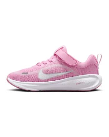 Pantofi Stellar Ride cu inchidere velcro pentru alergare, Alb/Roz