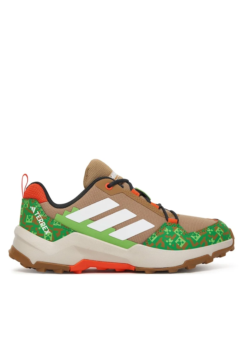 Ghete sport unisex,  textil, maro,