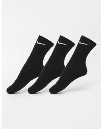 Set de sosete unisex, cu Dri-Fit, Negru
