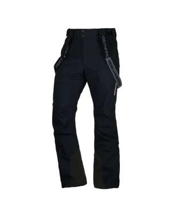 Pantaloni schi 2L 10K/10K regular fit barbati Norman, Negru