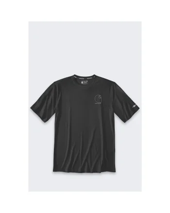 Tricou sport  Force, tehnologie Sun Defender, negru, poliester