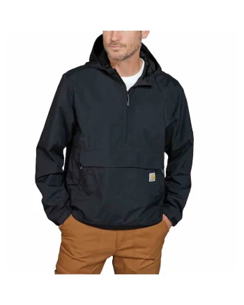 Jacheta sport barbati  Anorak Rain Defender, neagra, material usor,