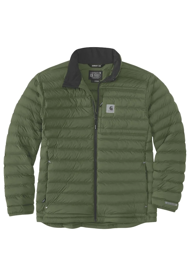 Jacheta barbati  2977, Nylon/Elastan, Verde masliniu