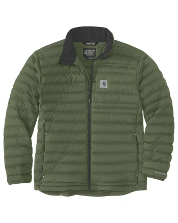 Jacheta barbati  2977, Nylon/Elastan, Verde masliniu