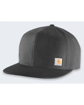 Sapca  Force Duck Flat, neagra, 100% bumbac, tehnologie FastDry, ajustabila