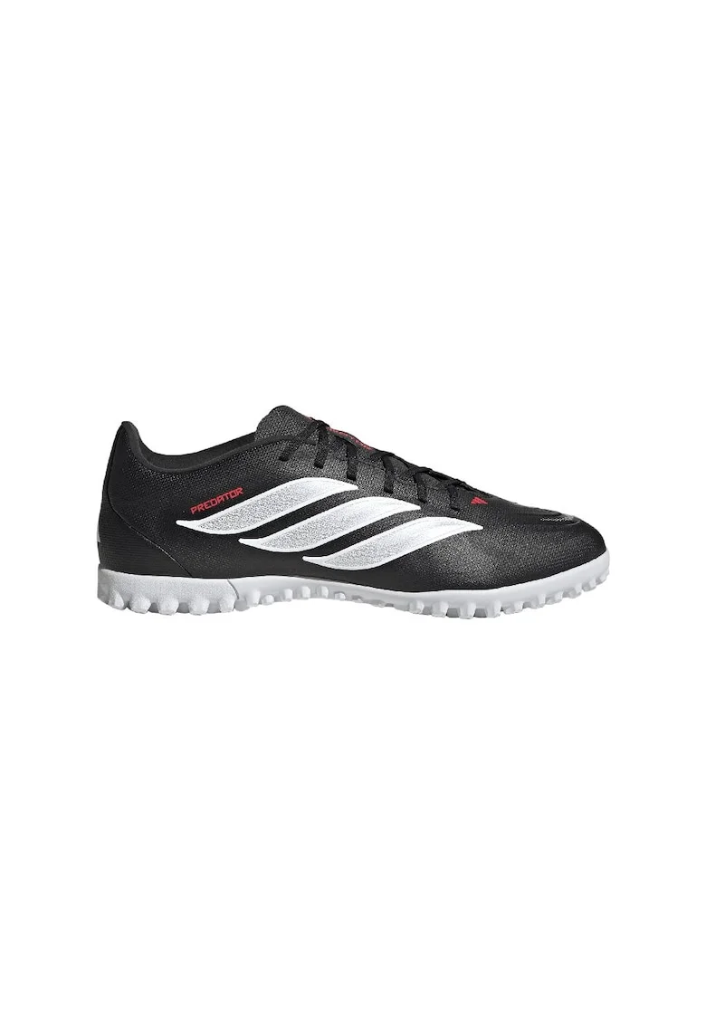 Pantofi Predator Club TF pentru fotbal, Alb/Negru