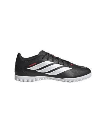 Pantofi Predator Club TF pentru fotbal, Alb/Negru