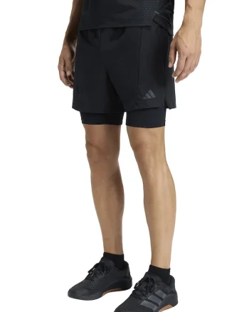 Pantaloni scurti pentru antrenament D4T, Negru