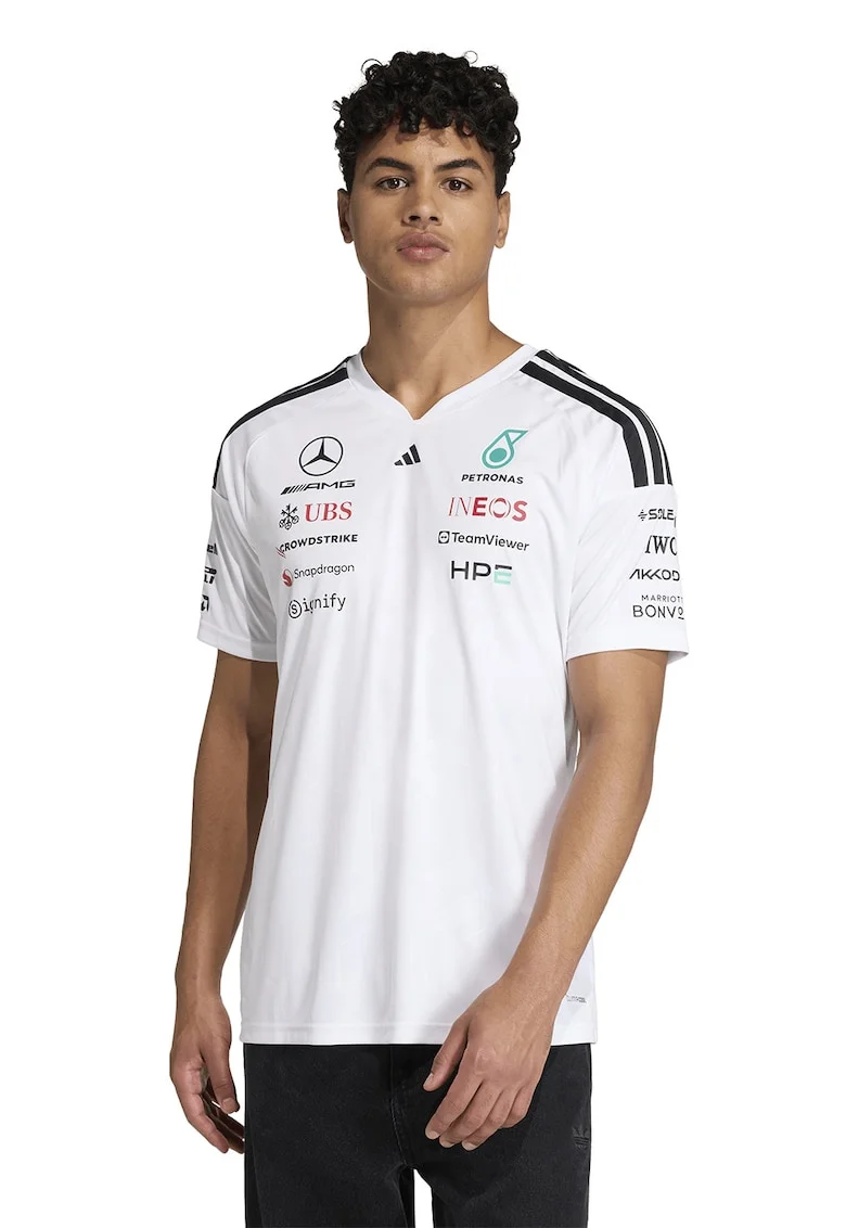 Tricou Mercedes AMG Petronas Motorsport, Alb/Negru