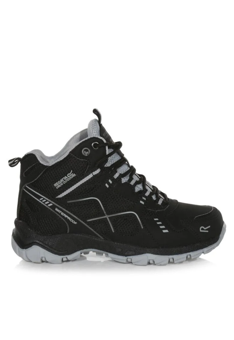 Pantofi sport copii  302837342, Piele ecologica/Textil, Negru