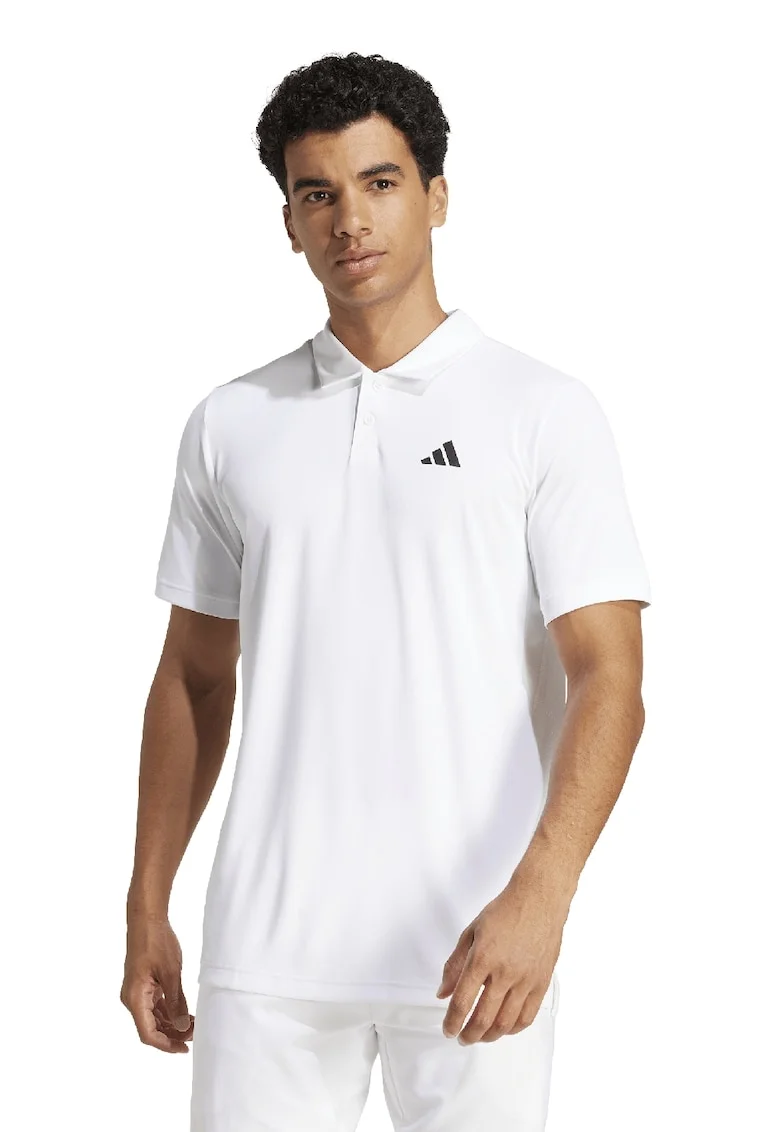adidas Sportswear, Tricou polo pentru tenis Club, Alb optic