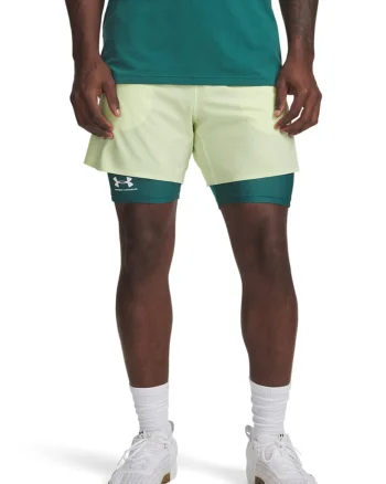 Pantaloni scurti pentru fitness Vanish Elite, Verde pal