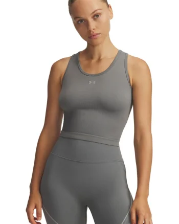 Top fara cusaturi pentru antrenament Vanish, Gri