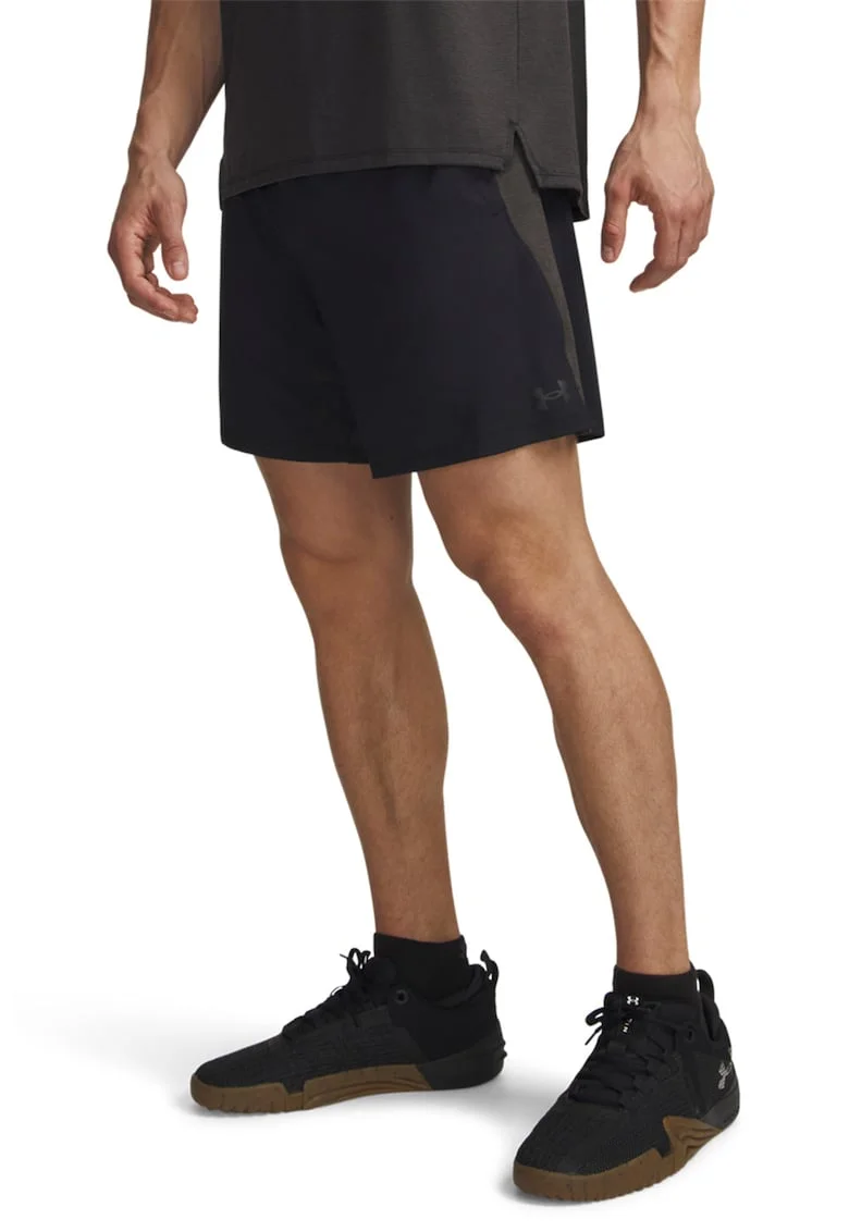 Pantaloni scurti pentru fitness Tech Vent, Negru stins