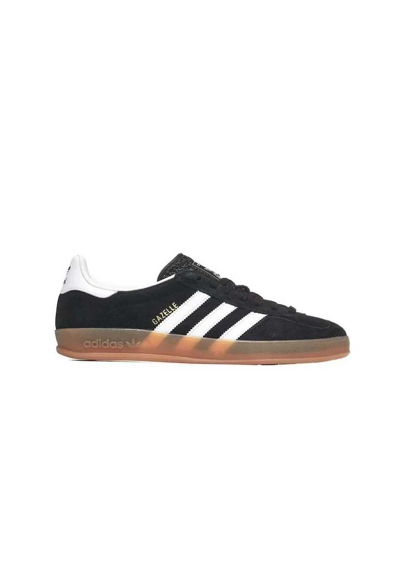 Pantofi sport barbati  piele naturala, negru, sezon tot anul