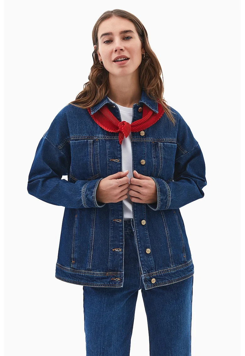 Jacheta de denim, Albastru inchis