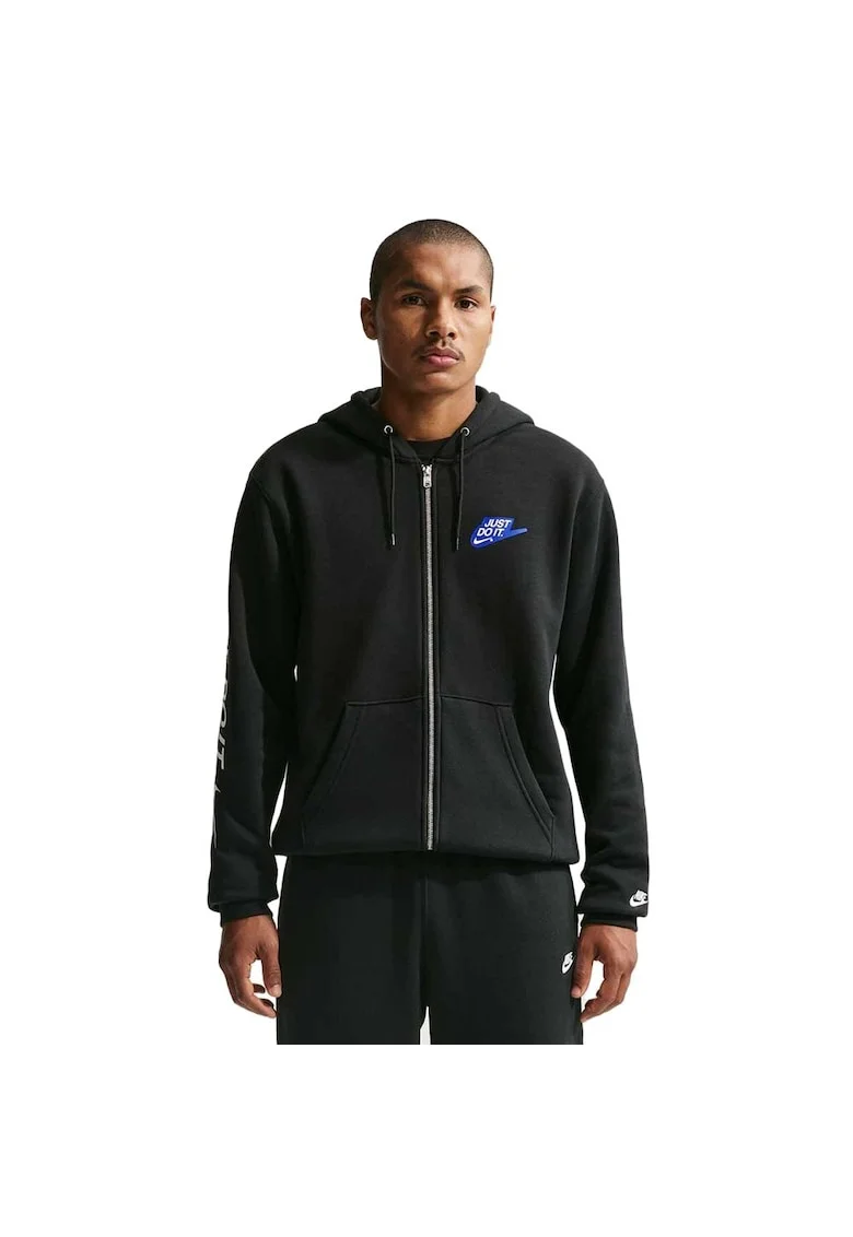 Hanorac  Sportswear Club Just Do It IO9616-010, Barbati, Negru