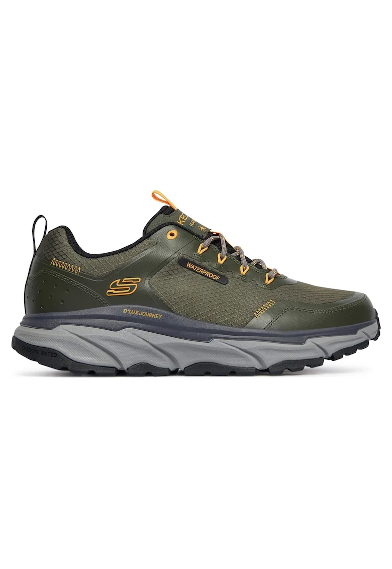 Pantofi sport barbati,  D'Lux Journey, trekking, verde, textil