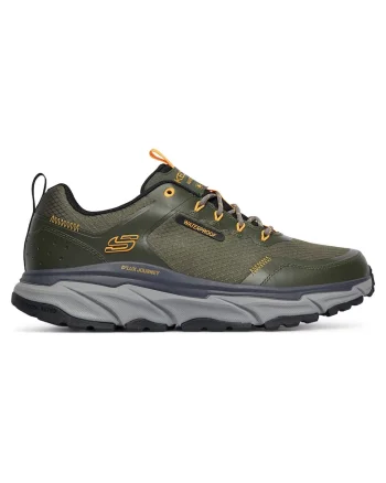 Pantofi sport barbati,  D'Lux Journey, trekking, verde, textil