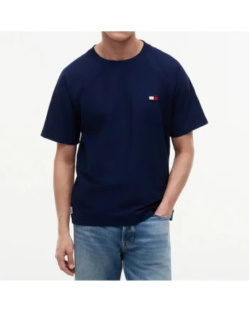 Tricou  TOMMY FLAG ELEVATED TEE-MW0MW42396-DCC