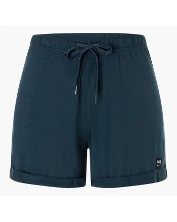 Pantaloni scurti dama, SN super.natural, WIDE SHORTS, merino, albastru, Albastru