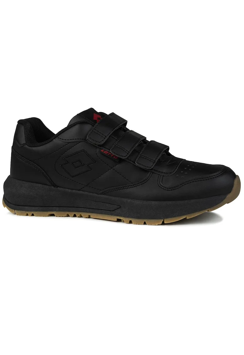 Pantofi sport barbati  STRAIGHT VL, velcro, negru