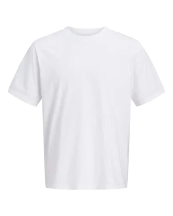 Tricou JACK &JONES Osaka Back Print Flower SS 59989, Alb