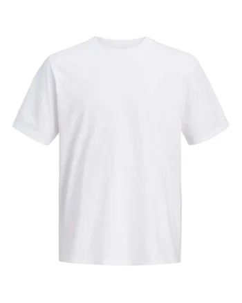 Tricou JACK &JONES Osaka Back Print Ramen SS 59994, Alb