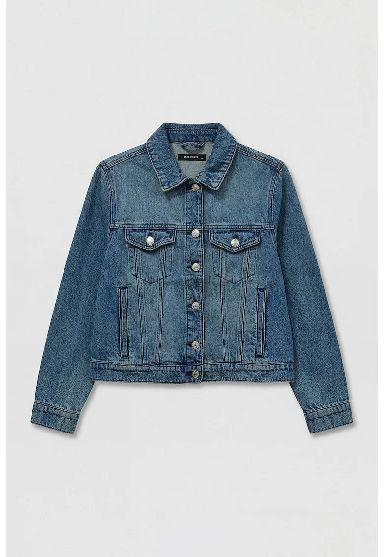 Jacheta din denim, Albastru