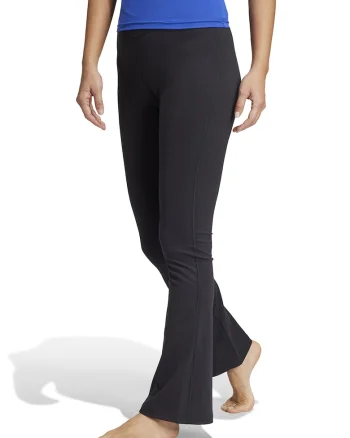 Pantaloni evazati pentru yoga, Negru