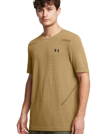 Tricou cu imprimeu logo, pentru fitness Vanish, Bej