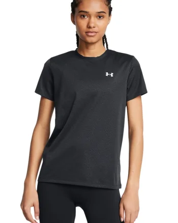 Tricou slim fit UA Tech™ Riddle, Negru