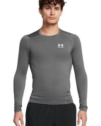 Bluza de compresie pentru fitness HeatGear®, Gri