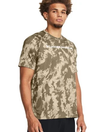 Tricou lejer pentru antrenament Tech™ ABC Camo, Kaki