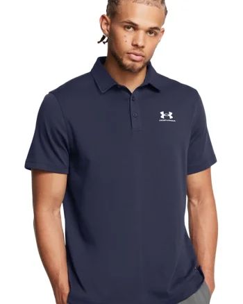 Tricou polo cu detaliu logo, pentru fitness, Bleumarin