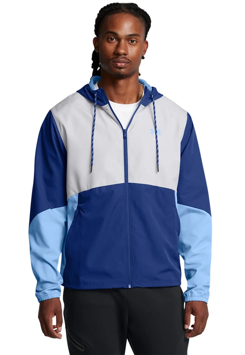 Jacheta pentru antrrenament Legacy Windbreaker, Albastru glaciar/Alb murdar/Albastru deschis