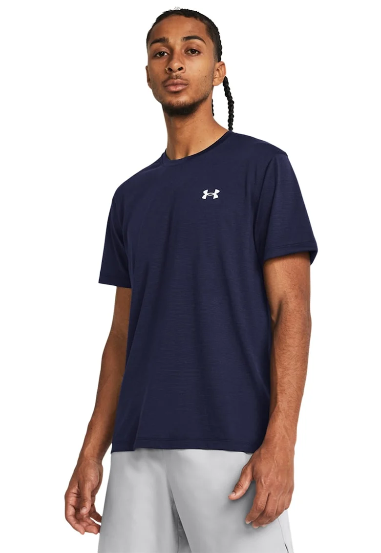 Tricou pentru alergare Launch, Bleumarin