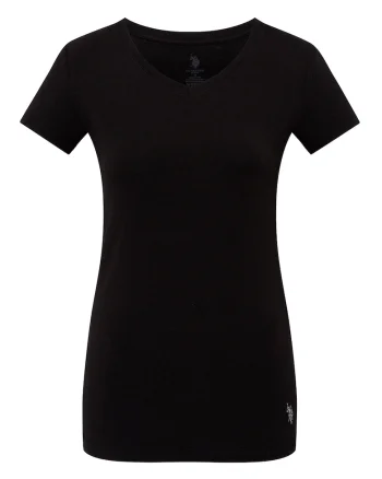 Tricou de casa cu logo discret, Negru