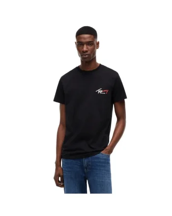 Tricou  TJM SLIM SIGN CHEST SS TEE EXT-DM0DM22538-BDS